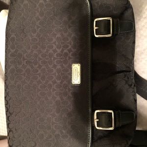 Gently used coach messenger bag